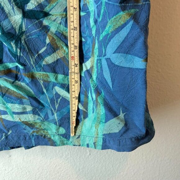 Jams World Mens Shirt Small blue small hawaiian tropical M630RE-HAIK Haiku - Picture 6 of 10